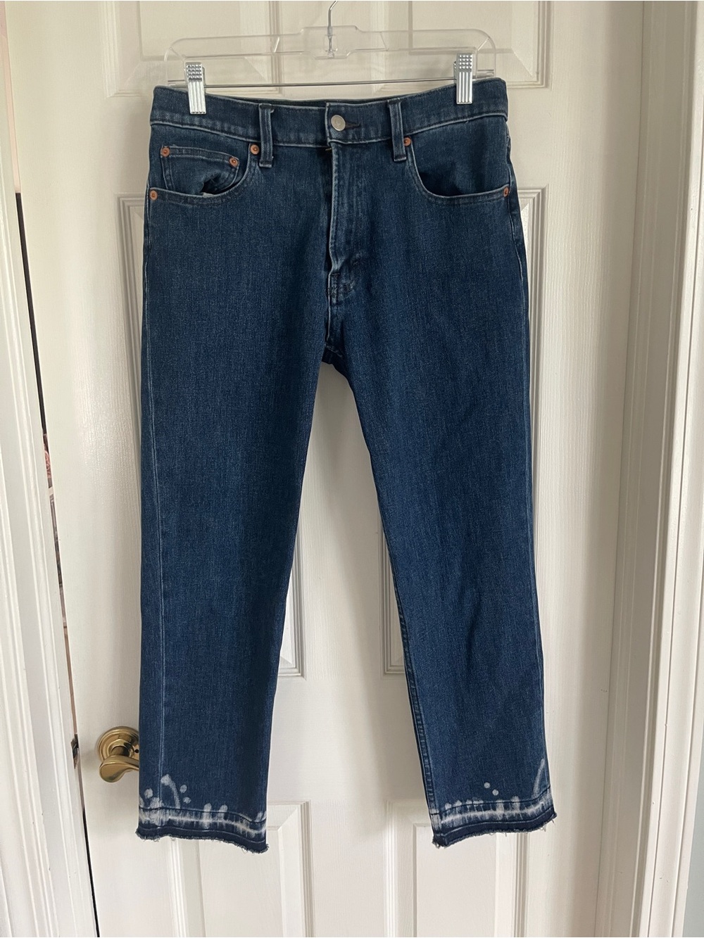 Lucky Brand Dark Blue Straight-Leg Jeans